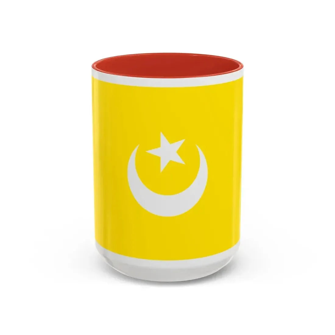 Flag of The Hafsid dynasty - Accent Coffee Mug 15oz Red - Go Mug Yourself