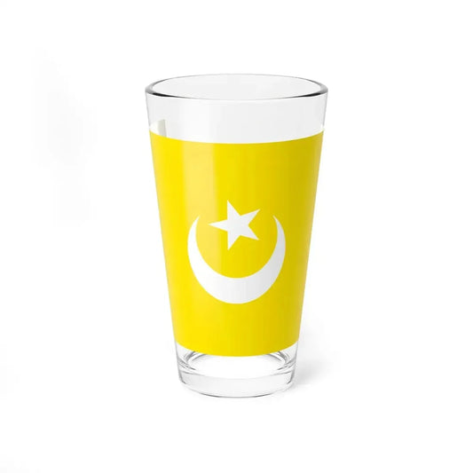 Flag of The Hafsid dynasty - Pint Glass 16oz 16oz - Go Mug Yourself