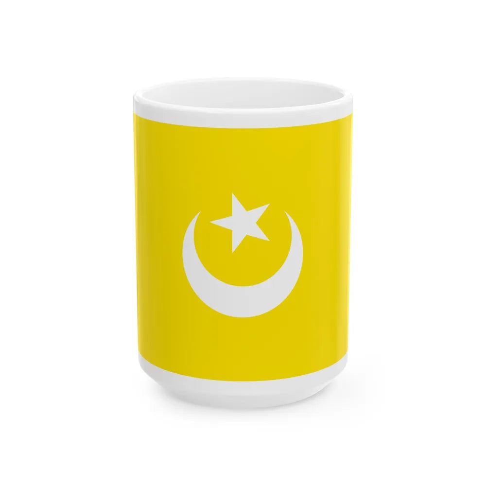 Flag of The Hafsid dynasty - White Coffee Mug-15oz-Go Mug Yourself