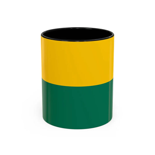 Flag of The Hague the capital of the province of South Holland Netherlands - Accent Coffee Mug 11oz Black - Go Mug Yourself