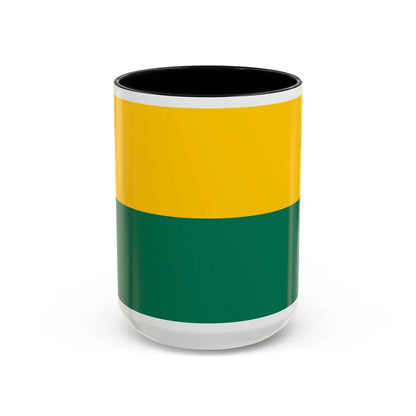 Flag of The Hague the capital of the province of South Holland Netherlands - Accent Coffee Mug 15oz Black - Go Mug Yourself