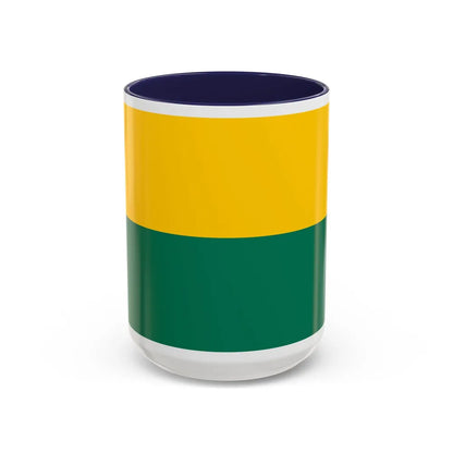 Flag of The Hague the capital of the province of South Holland Netherlands - Accent Coffee Mug 15oz Navy - Go Mug Yourself