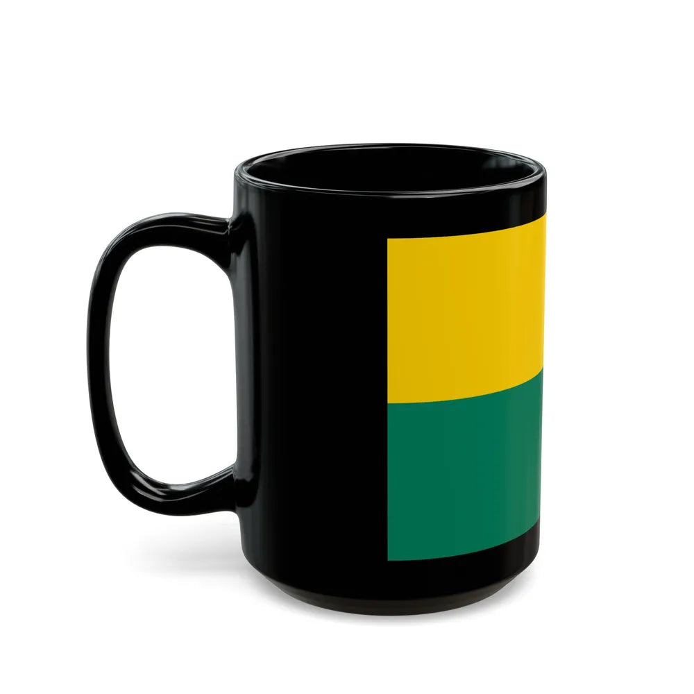 Flag of The Hague the capital of the province of South Holland Netherlands - Black Coffee Mug-Go Mug Yourself