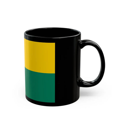 Flag of The Hague the capital of the province of South Holland Netherlands - Black Coffee Mug-Go Mug Yourself