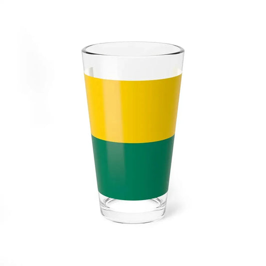 Flag of The Hague the capital of the province of South Holland Netherlands - Pint Glass 16oz 16oz - Go Mug Yourself