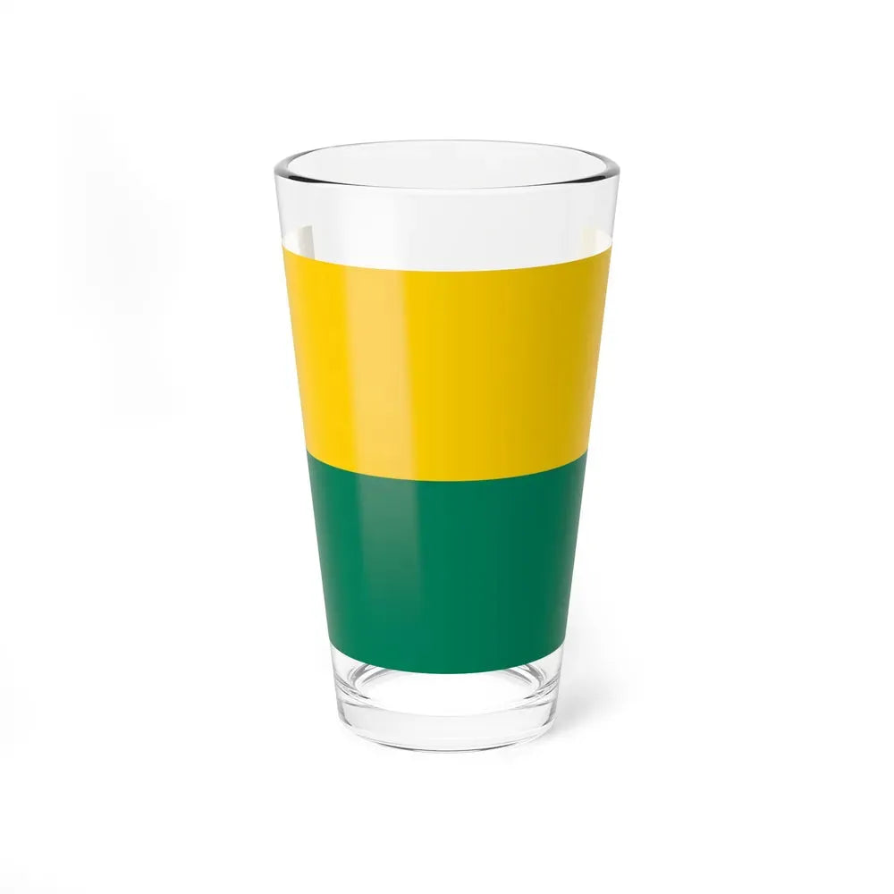 Flag of The Hague the capital of the province of South Holland Netherlands - Pint Glass 16oz 16oz - Go Mug Yourself