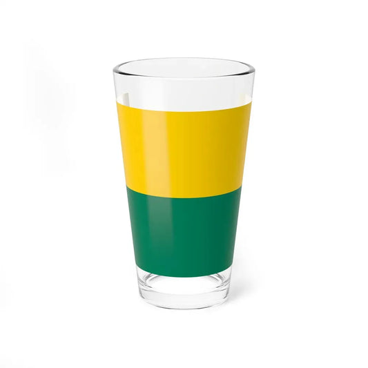 Flag of The Hague the capital of the province of South Holland Netherlands - Pint Glass 16oz 16oz - Go Mug Yourself