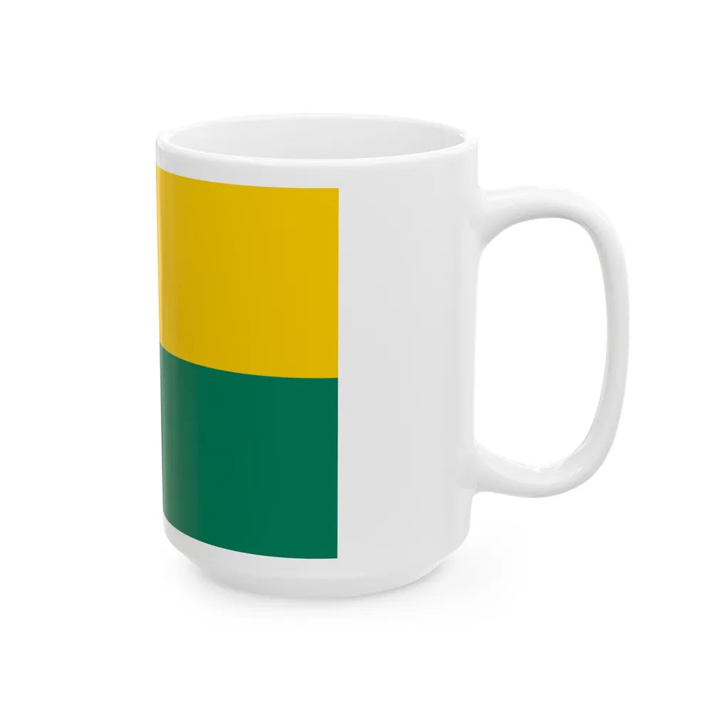 Flag of The Hague the capital of the province of South Holland Netherlands - White Coffee Mug-Go Mug Yourself