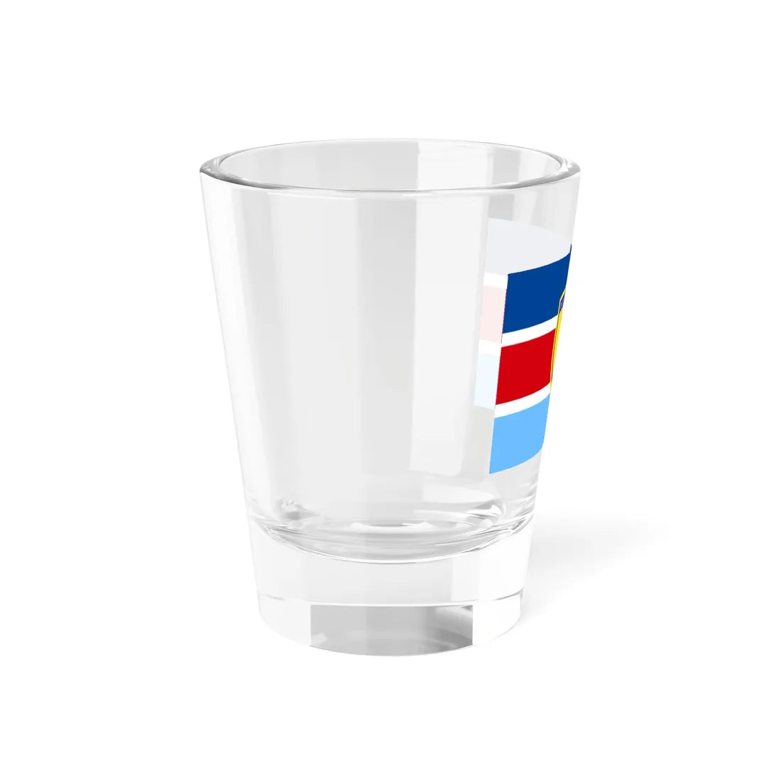 Flag of the Hellenic National Defence General Staff (Greece) Shot Glass 1.5oz - Go Mug Yourself