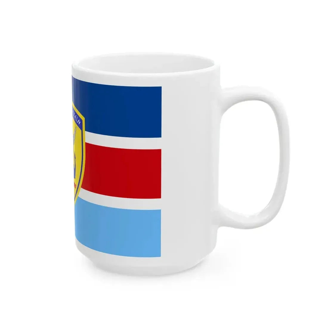 Flag of the Hellenic National Defence General Staff (Greece) White Coffee Mug - Go Mug Yourself