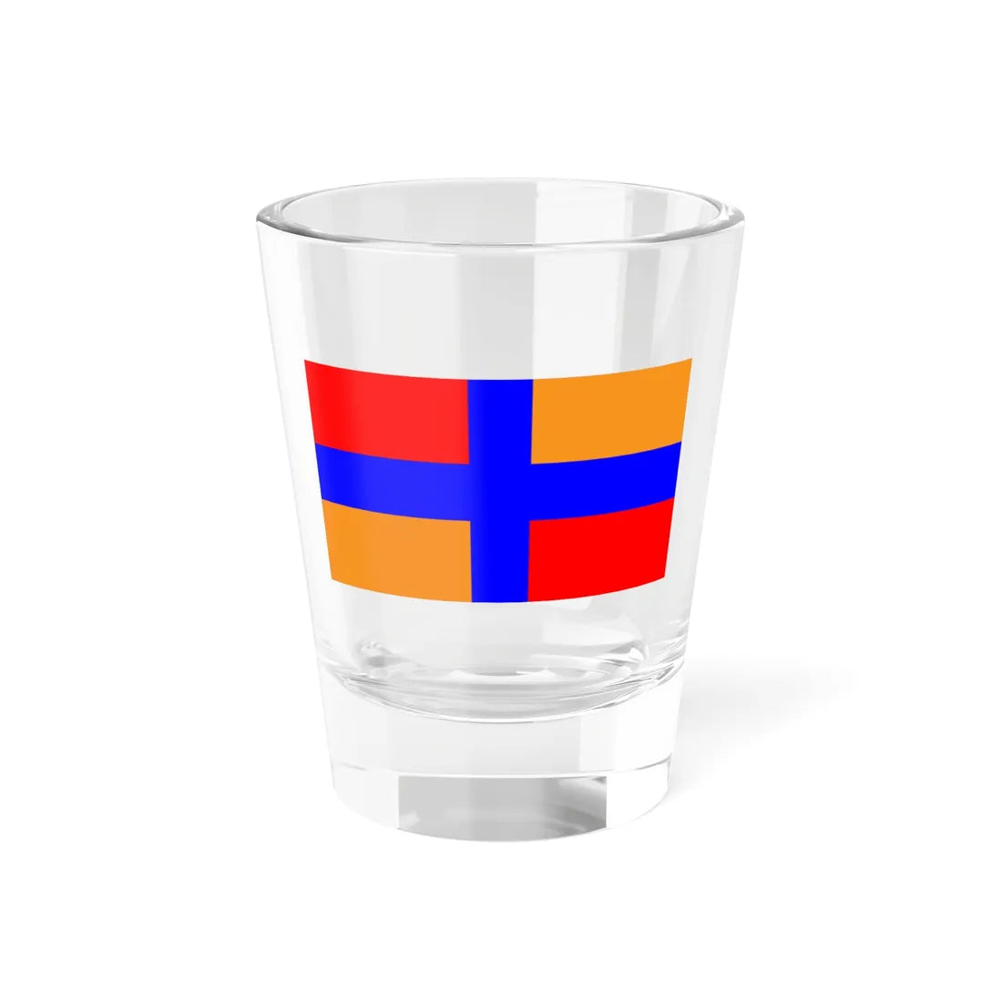 Flag of the Hemshin People (Russia) Shot Glass 1.5oz 1.5oz - Go Mug Yourself