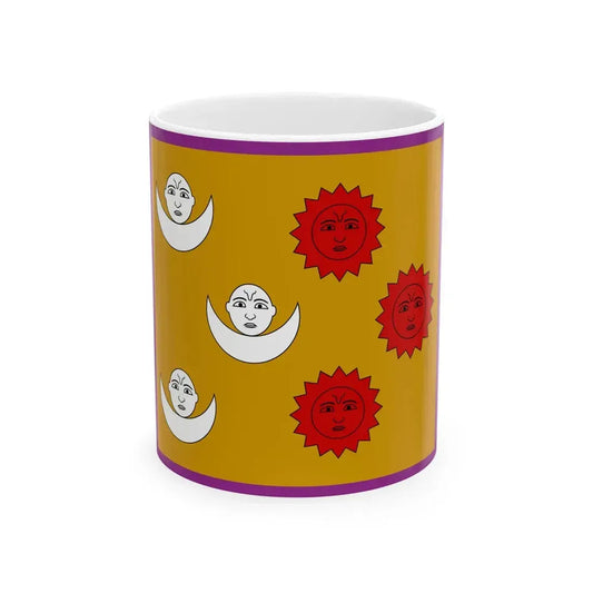 Flag of the H.H. Maharaja of Nepal 1928 (Nepal) White Coffee Mug 11oz - Go Mug Yourself