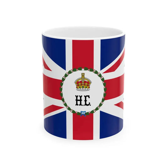 Flag of the High Commissioner for Southern Africa 1931-1968 (Eswatini) White Coffee Mug 11oz - Go Mug Yourself