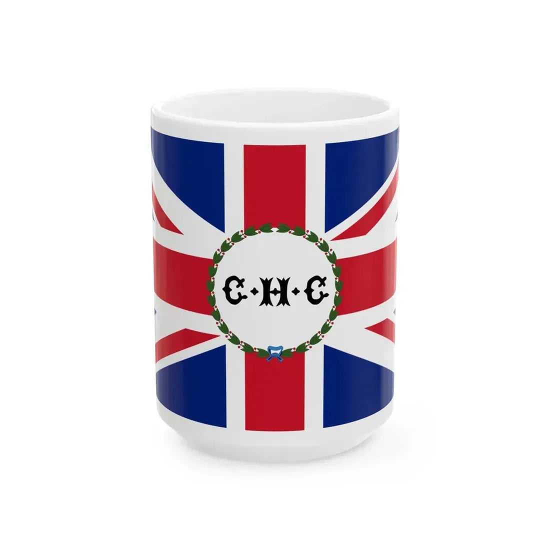 Flag of the High Commissioner of Cyprus 1881-1905 (Cyprus) White Coffee Mug 15oz - Go Mug Yourself