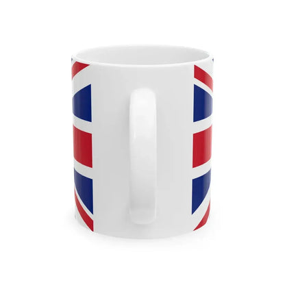 Flag of the High Commissioner of Cyprus 1881-1905 (Cyprus) White Coffee Mug - Go Mug Yourself