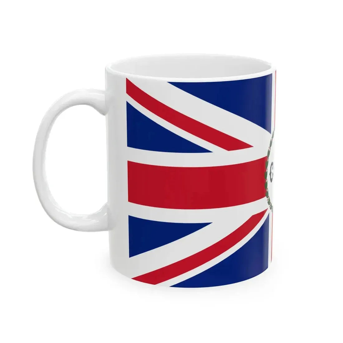 Flag of the High Commissioner of Cyprus 1881-1905 (Cyprus) White Coffee Mug - Go Mug Yourself