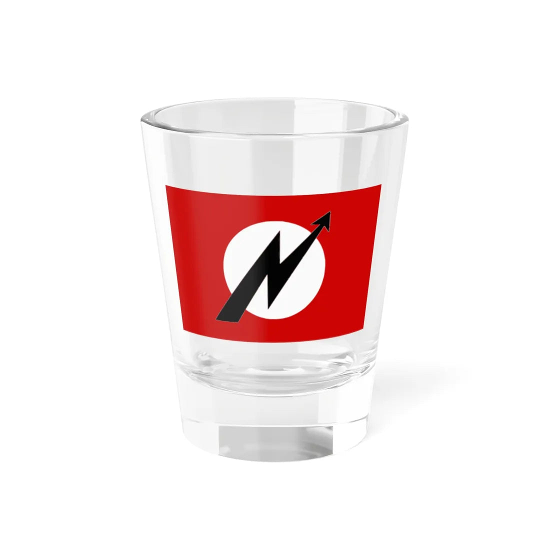 Flag of the Hispanic National Socialist Front (Chile) Shot Glass 1.5oz 1.5oz - Go Mug Yourself