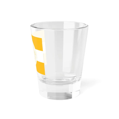 Flag of the Hoshina Matsudaira Lords of Aizu in Mutsu Province A (Japan) Shot Glass 1.5oz - Go Mug Yourself