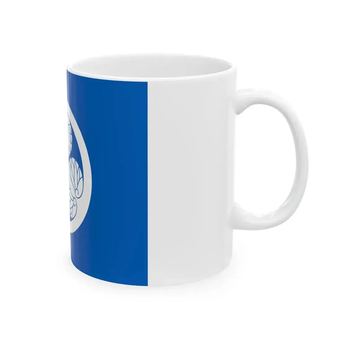 Flag of the Hoshina Matsudaira Lords of Aizu in Mutsu Province B (Japan) White Coffee Mug - Go Mug Yourself
