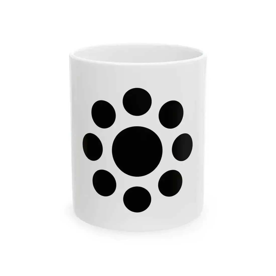 Flag of the Hosokawa Lords of Kumamoto in Higo Province A (Japan) White Coffee Mug 11oz - Go Mug Yourself
