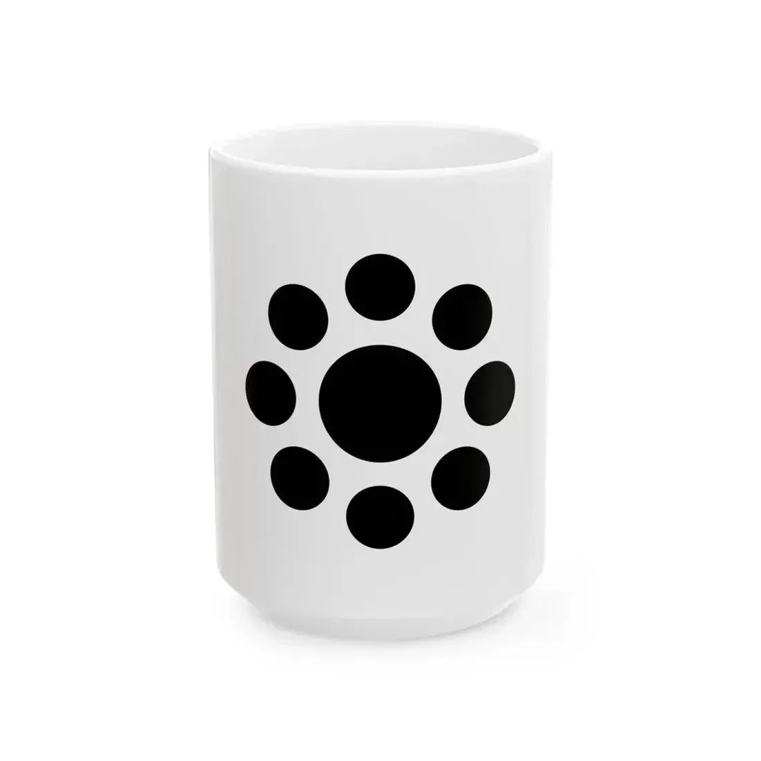 Flag of the Hosokawa Lords of Kumamoto in Higo Province A (Japan) White Coffee Mug 15oz - Go Mug Yourself