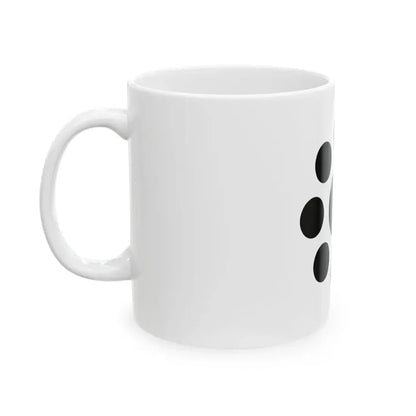 Flag of the Hosokawa Lords of Kumamoto in Higo Province A (Japan) White Coffee Mug - Go Mug Yourself