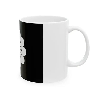 Flag of the Hosokawa Lords of Kumamoto in Higo Province B (Japan) White Coffee Mug - Go Mug Yourself