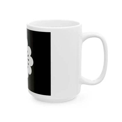 Flag of the Hosokawa Lords of Kumamoto in Higo Province B (Japan) White Coffee Mug - Go Mug Yourself