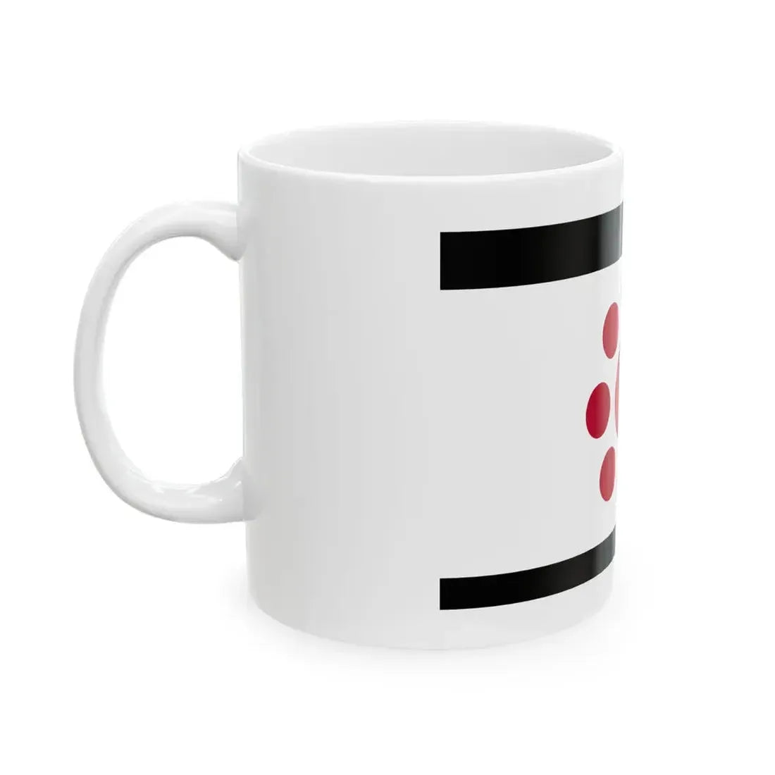Flag of the Hosokawa Lords of Kumamoto in Higo Province C (Japan) White Coffee Mug - Go Mug Yourself