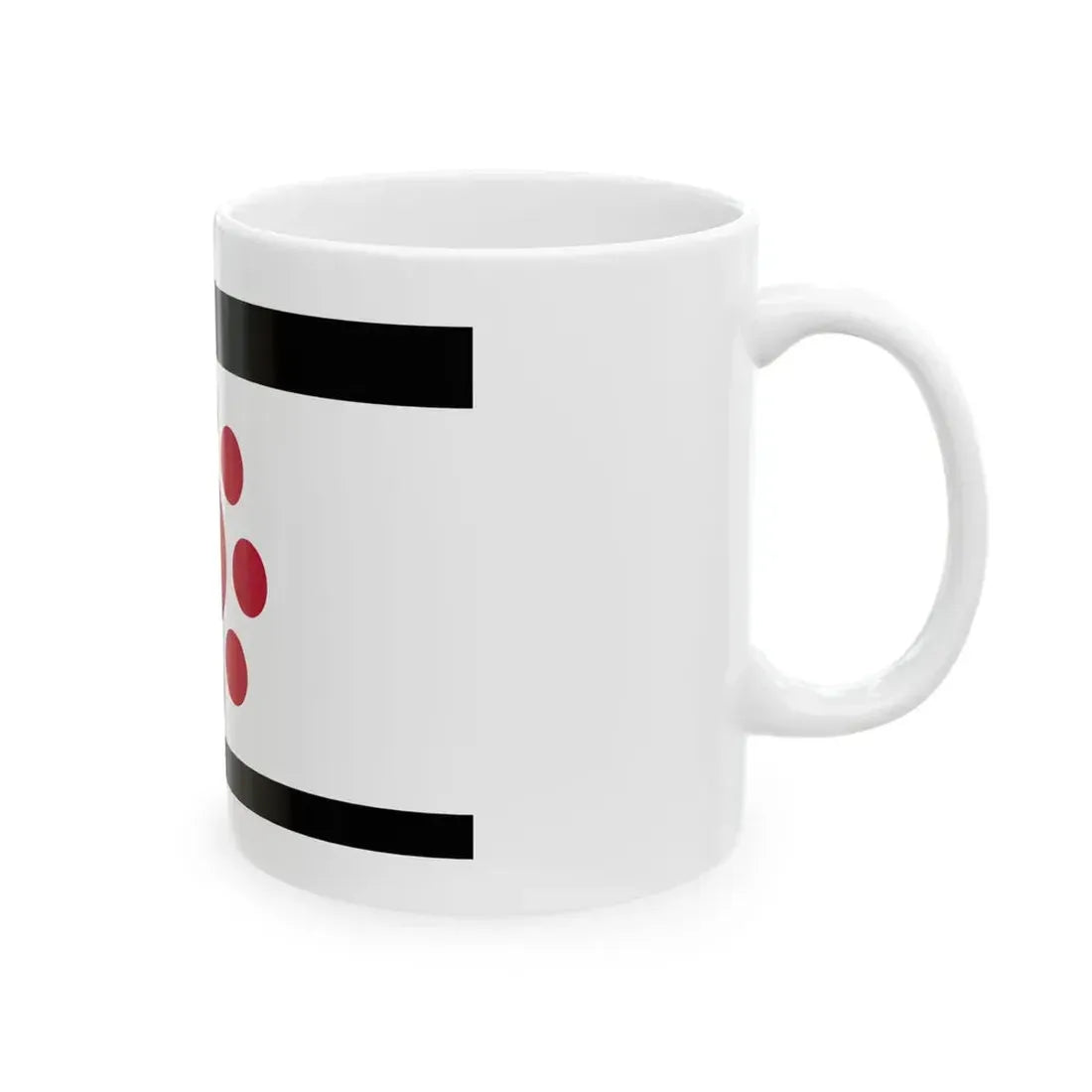 Flag of the Hosokawa Lords of Kumamoto in Higo Province C (Japan) White Coffee Mug - Go Mug Yourself