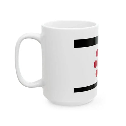 Flag of the Hosokawa Lords of Kumamoto in Higo Province C (Japan) White Coffee Mug - Go Mug Yourself