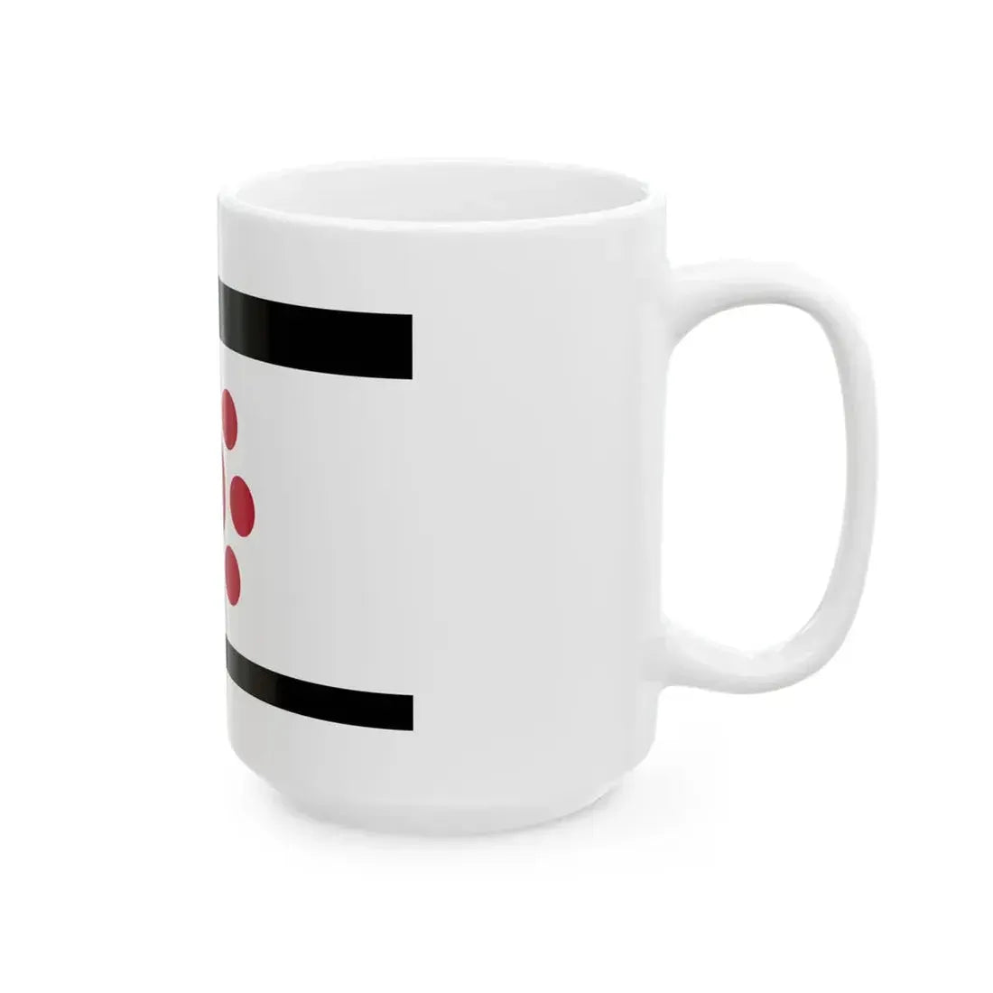 Flag of the Hosokawa Lords of Kumamoto in Higo Province C (Japan) White Coffee Mug - Go Mug Yourself