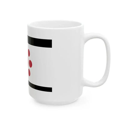 Flag of the Hosokawa Lords of Kumamoto in Higo Province C (Japan) White Coffee Mug - Go Mug Yourself