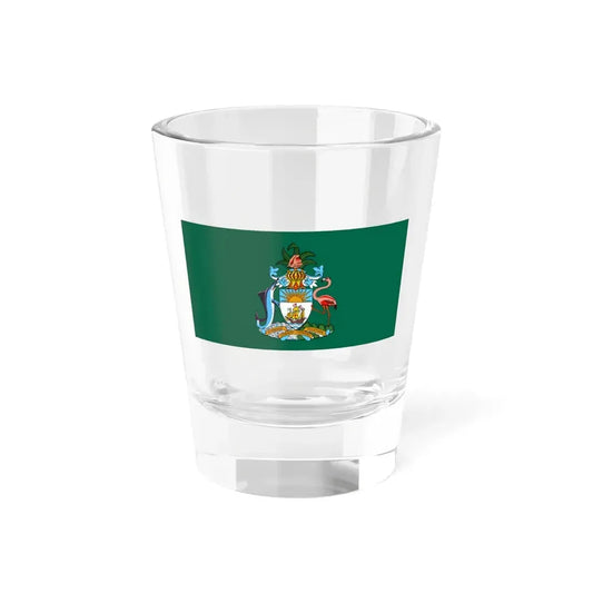 Flag of the House of Assembly of the Bahamas (Bahamas) Shot Glass 1.5oz 1.5oz - Go Mug Yourself