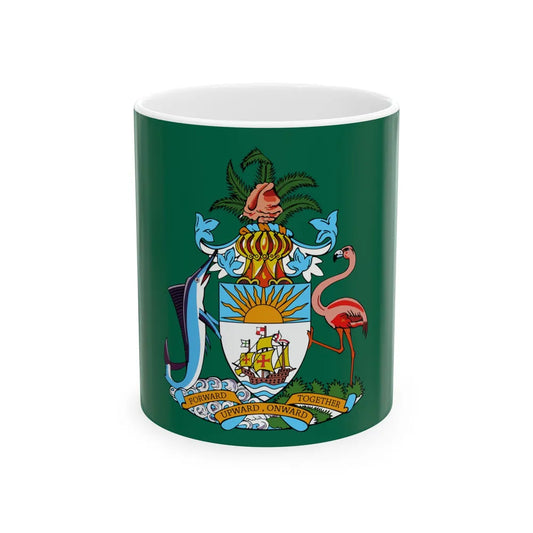 Flag of the House of Assembly of the Bahamas (Bahamas) White Coffee Mug 11oz - Go Mug Yourself