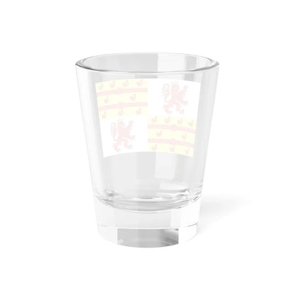 Flag of the House of Goyon de Matignon (Belgium) Shot Glass 1.5oz - Go Mug Yourself