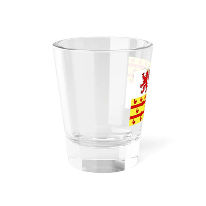 Flag of the House of Goyon de Matignon (Belgium) Shot Glass 1.5oz - Go Mug Yourself