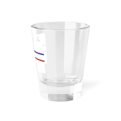 Flag of the Huguenots of Maine (United States) Shot Glass 1.5oz - Go Mug Yourself