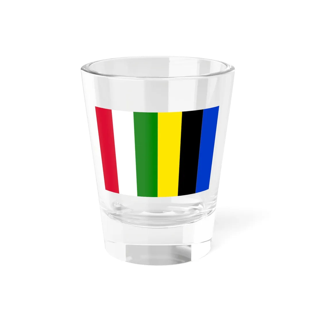 Flag of the Hungarian Flag Society pre-2003 (Hungary) Shot Glass 1.5oz 1.5oz - Go Mug Yourself