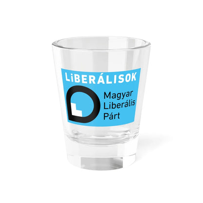 Flag of the Hungarian Liberal Party (Hungary) Shot Glass 1.5oz 1.5oz - Go Mug Yourself
