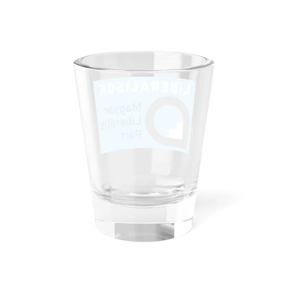 Flag of the Hungarian Liberal Party (Hungary) Shot Glass 1.5oz - Go Mug Yourself
