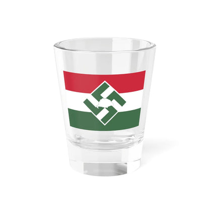 Flag of the Hungarian National Socialist Agricultural Labourers and Workers Party 1932-1933 (Hungary) Shot Glass 1.5oz 1.5oz - Go Mug Yourself