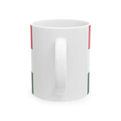 Flag of the Hungarian Scout Association 1970s (Hungary) White Coffee Mug - Go Mug Yourself