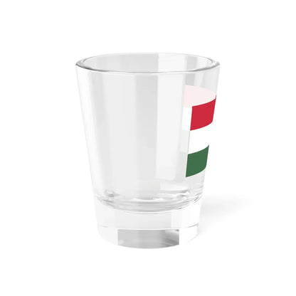 Flag of the Hungarian Scout Association 1970s reverse (Hungary) Shot Glass 1.5oz - Go Mug Yourself