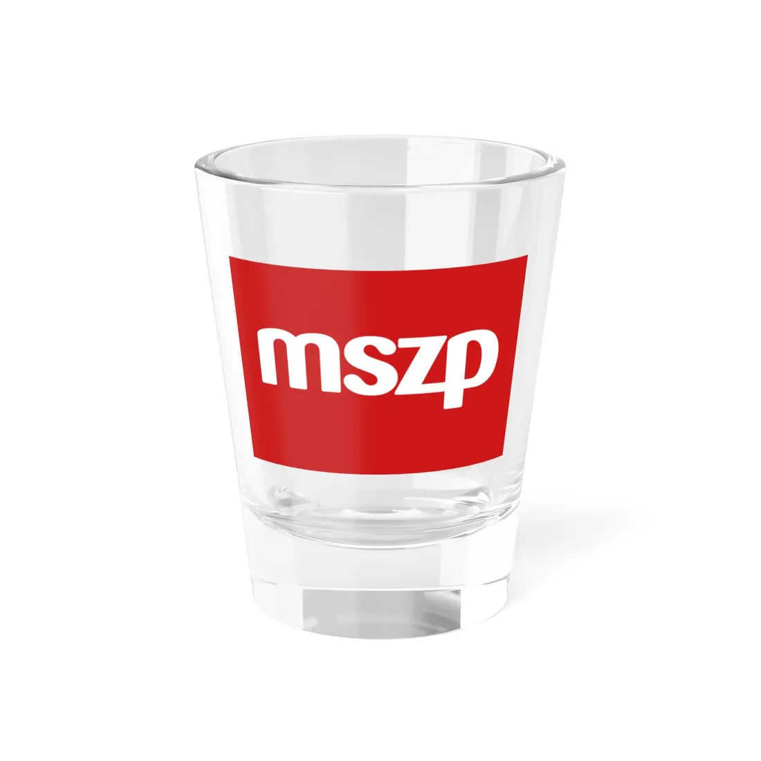 Flag of the Hungarian Socialist Party (Hungary) Shot Glass 1.5oz 1.5oz - Go Mug Yourself