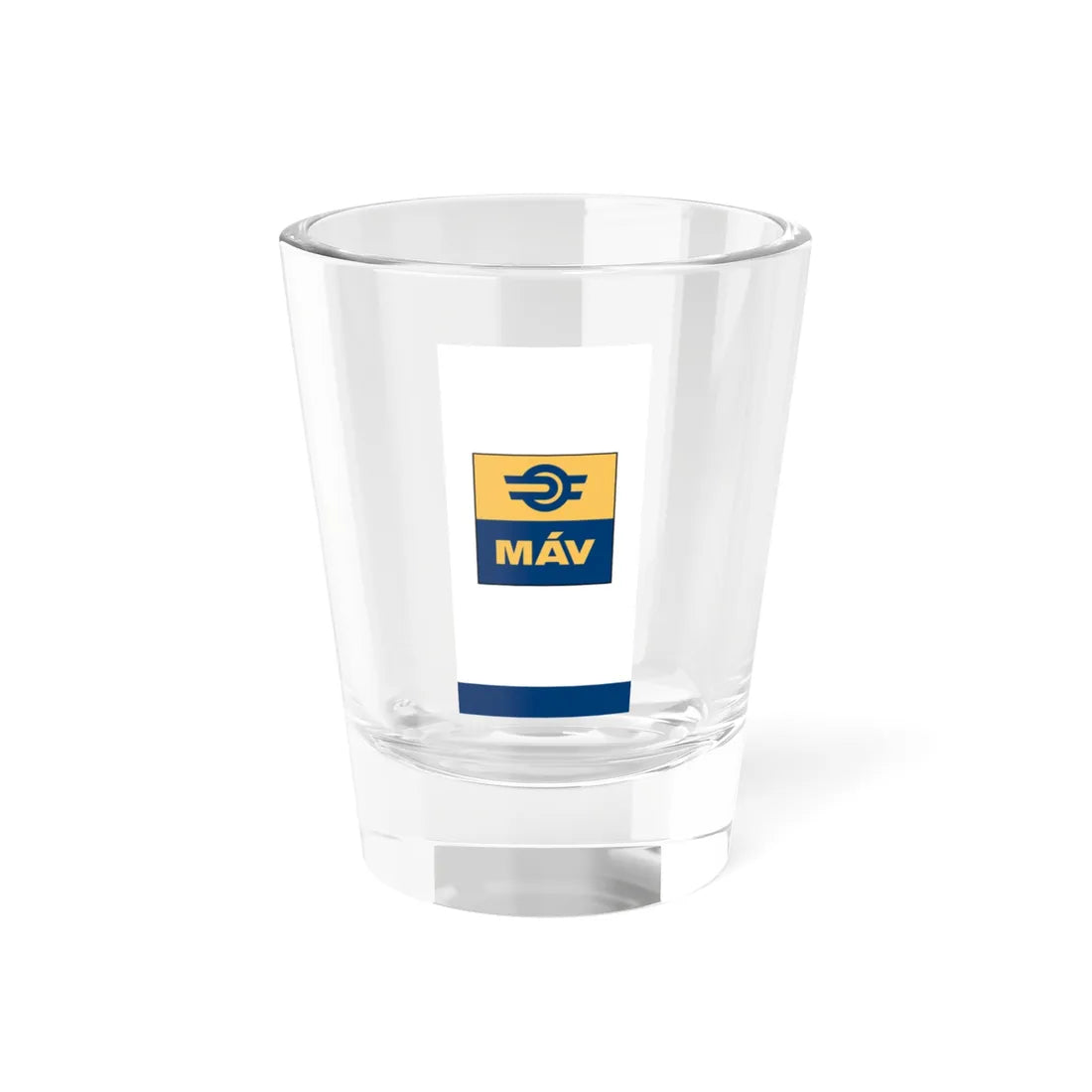 Flag of the Hungarian State Railways vertical (Hungary) Shot Glass 1.5oz 1.5oz - Go Mug Yourself
