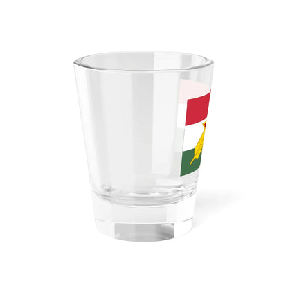 Flag of the Hungarian Working Peoples Party (Hungary) Shot Glass 1.5oz - Go Mug Yourself
