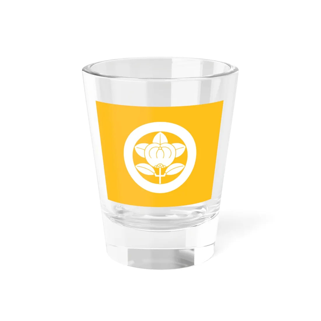 Flag of the Ii Lords of Hikone in Omi Province A (Japan) Shot Glass 1.5oz 1.5oz - Go Mug Yourself