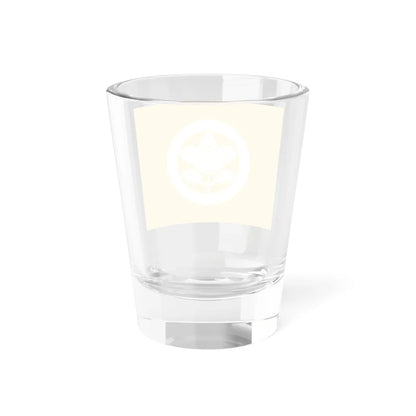Flag of the Ii Lords of Hikone in Omi Province A (Japan) Shot Glass 1.5oz - Go Mug Yourself
