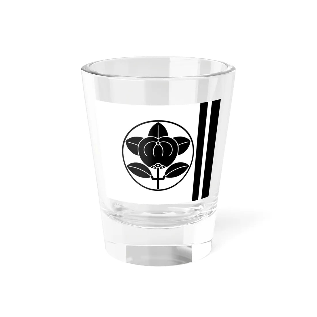 Flag of the Ii Lords of Hikone in Omi Province C (Japan) Shot Glass 1.5oz 1.5oz - Go Mug Yourself